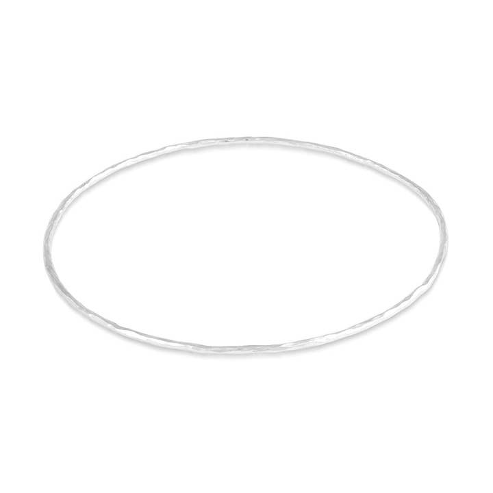 Nami Hammered Texture Bangle (BGA 2172) for wholesale by Boma Jewelry