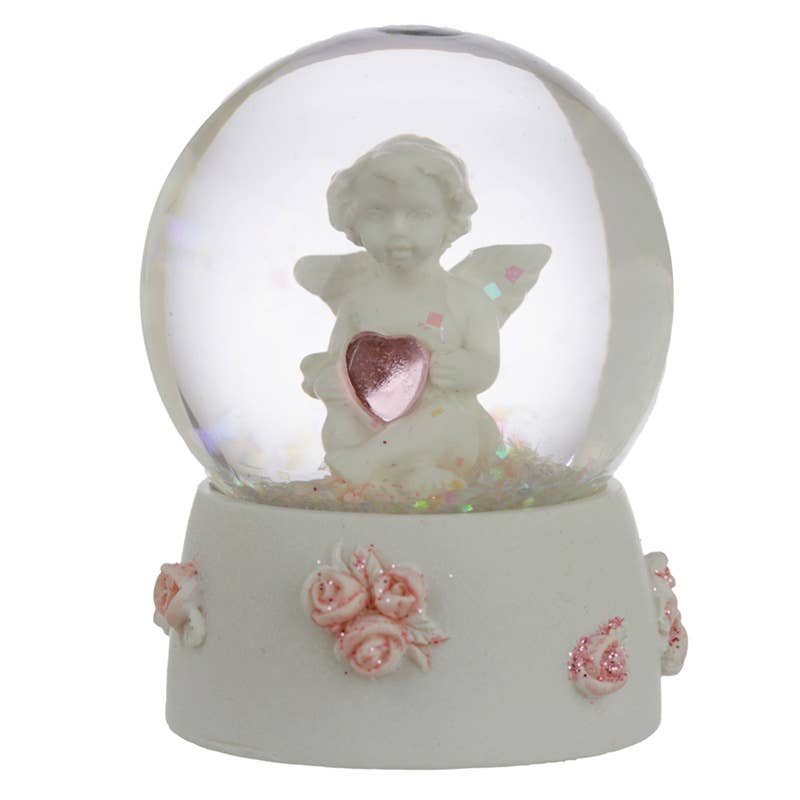 Puckator Ltd – wholesale Snow globe – Peace of Heaven Sweet Dreams Cherub Snow Globe2