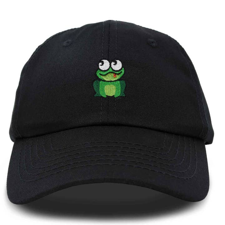Dalix - Wholesale Baseball Cap - Women's - DALIX Cute Exotic Frog Hat Womens Embroidered Baseball Cap