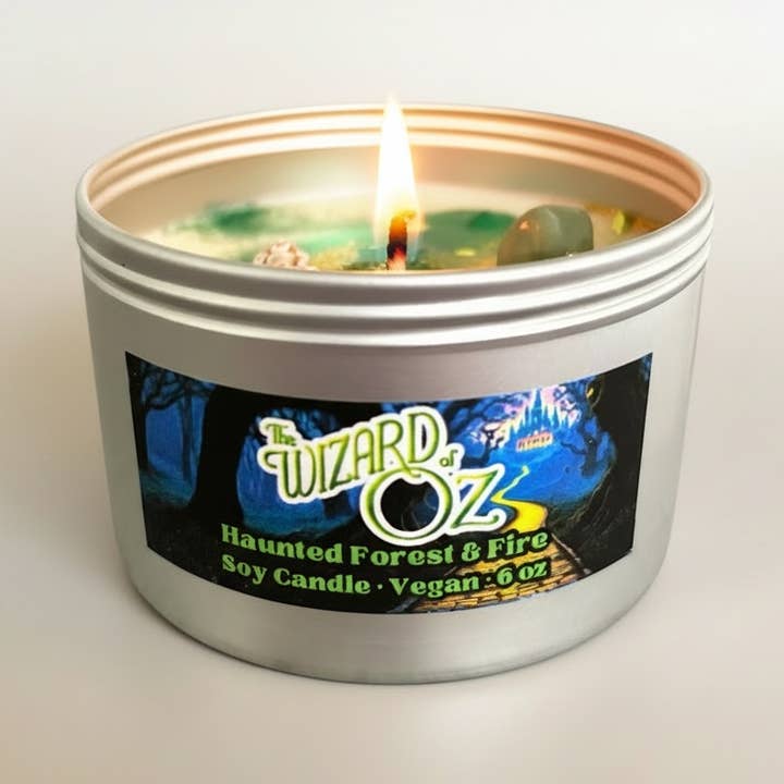 Vela O Mágico de Oz | Aroma Floresta Assombrada | Vegana por atacado de Raven’s Hearth