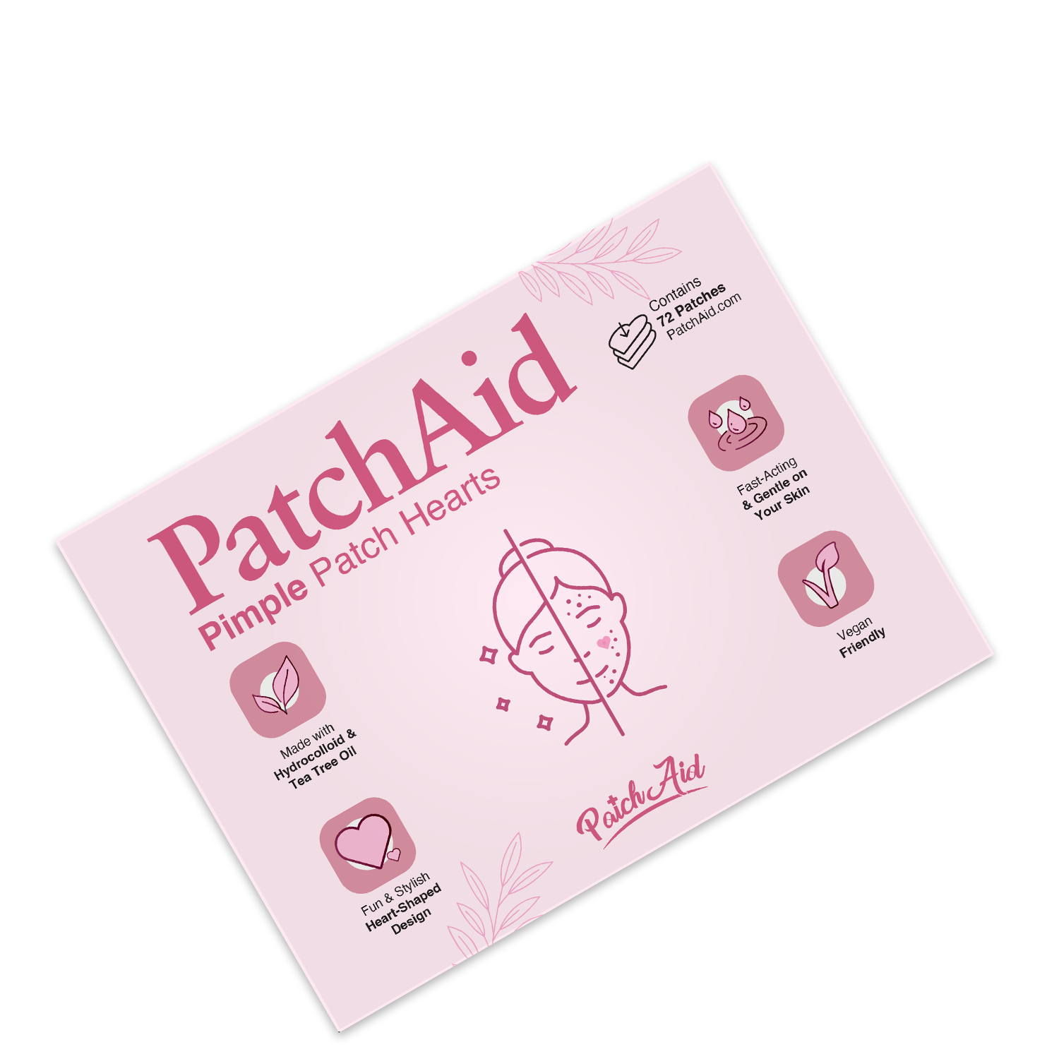 PatchAid - Wholesale Acne/Hydrocolloid Patch - Pimple Patch Hearts – Fun & Chic Fix for Blemish-Free Skin3