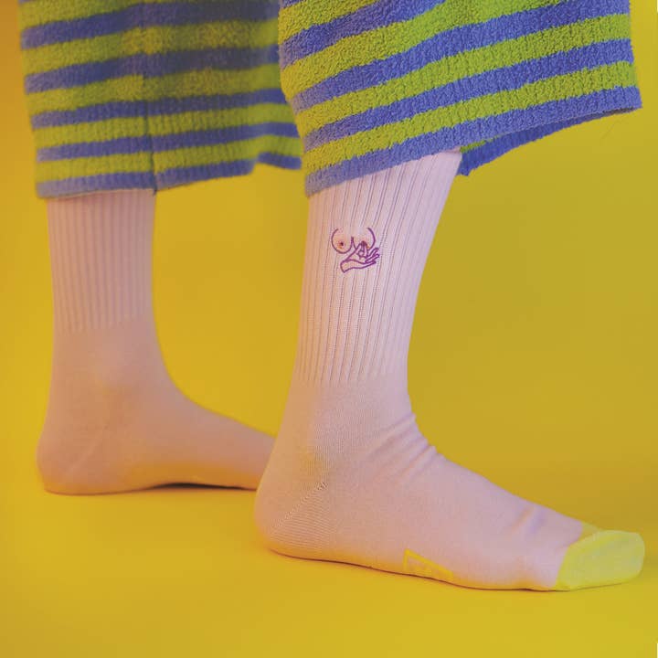 Offbeat - Wholesale Socks - Unisex - Bestickte Brust I Großhandel5