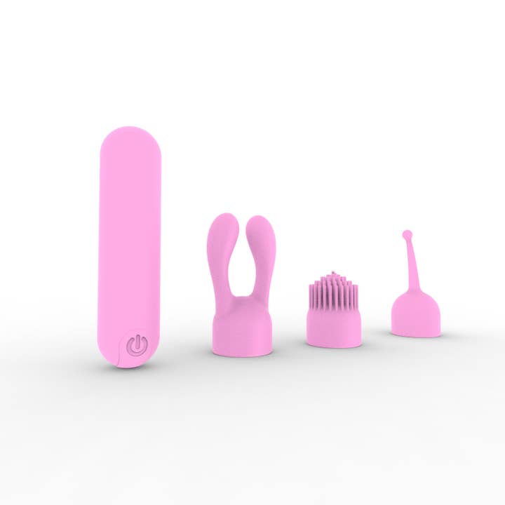 Liebe Seele - Wholesale Sex Toy - Dynamic Rainbow Silicone Bullet Vibrator - Pink