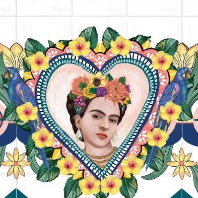 The Retrospect Group Collection - Wholesale Everyday Greeting Card - Mexican Folklore Heart