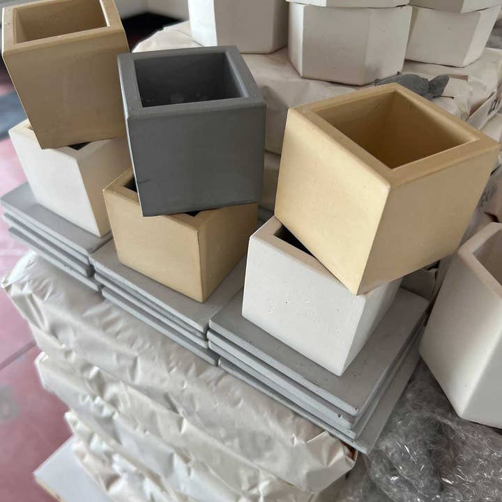 O Yeah Gifts - Wholesale Plant Pot - $500 SALE! Bundle Planters White Gray Orange Planter Pots5