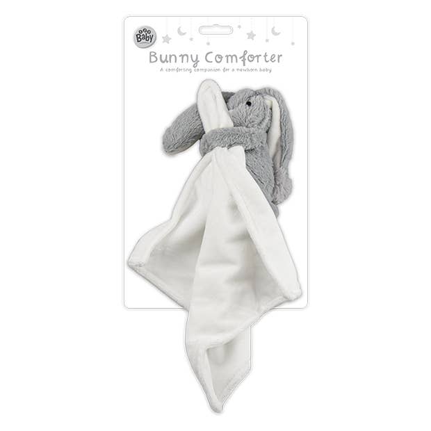 LMT-UK – wholesale Security/cuddle blanket – Baby – Baby Plush Bunny Comforter | Blue | Pink | White2