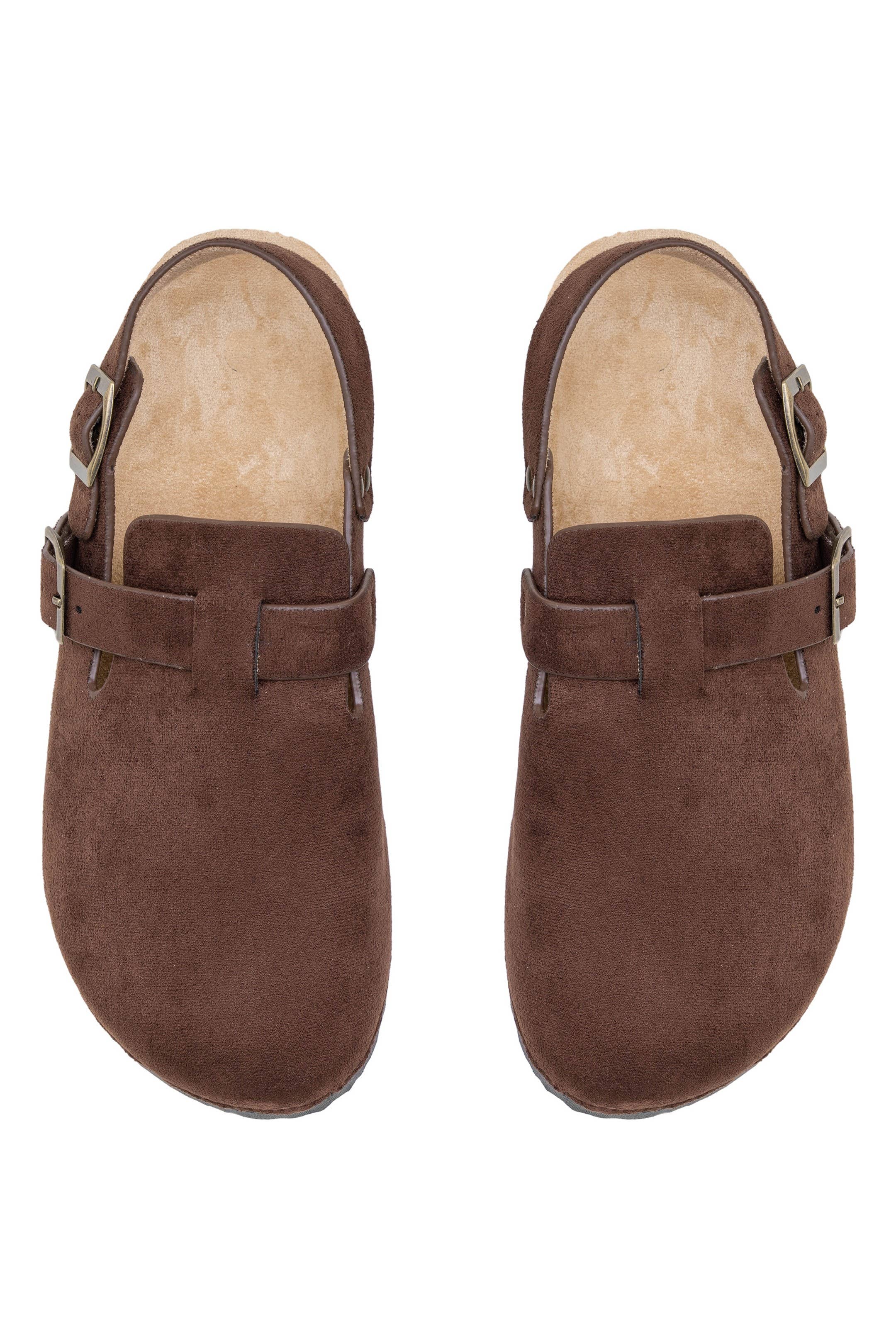 C'M PARIS - Wholesale Sandals - Women's - Back Strap Clog Sandal with Double Buckle 21576