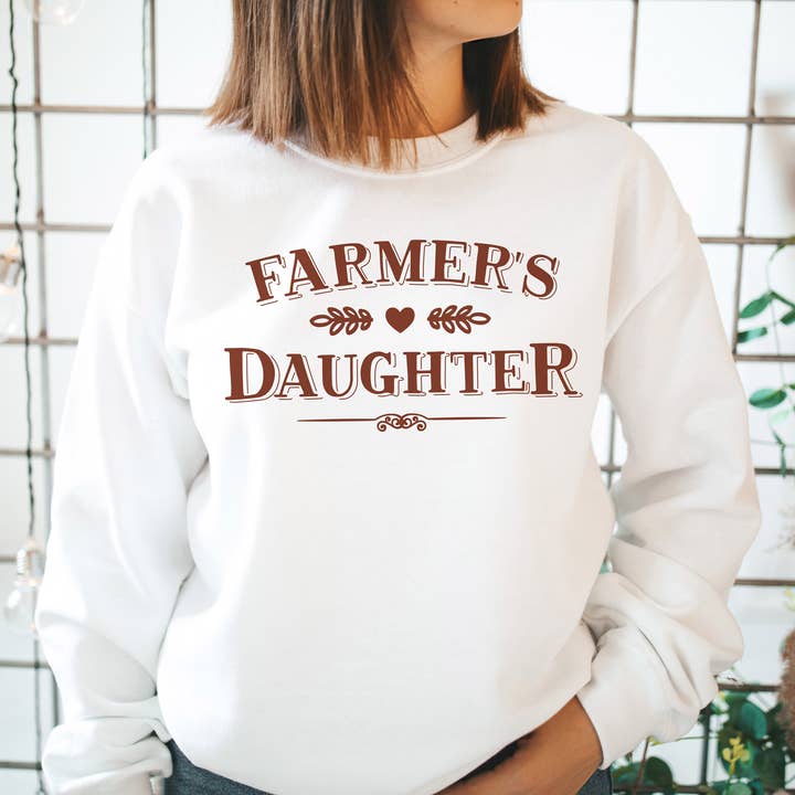 Farmer's Daughter Crewneck Sweatshirt for wholesale by Untamed Country