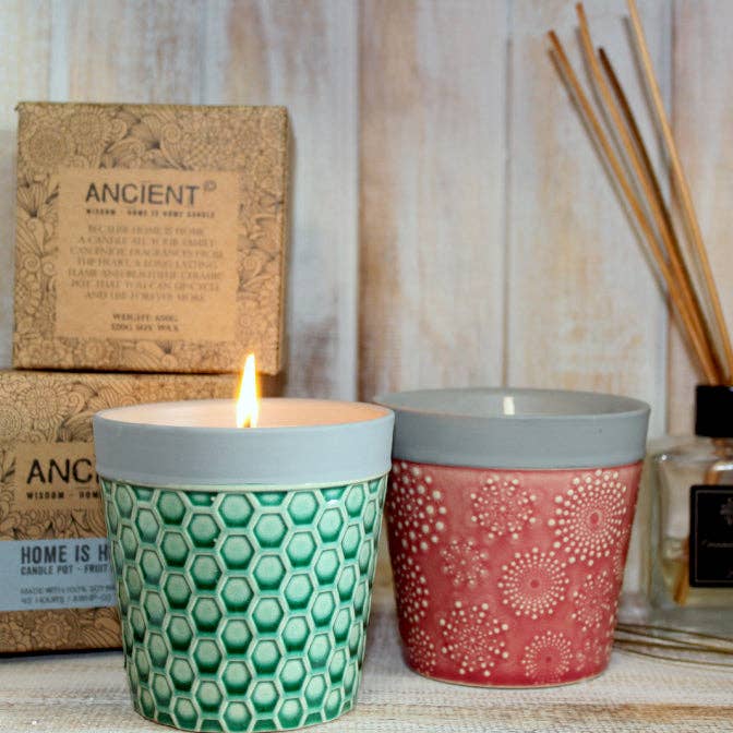 Home is Home Soy Candle Pots for wholesale by NemiTi