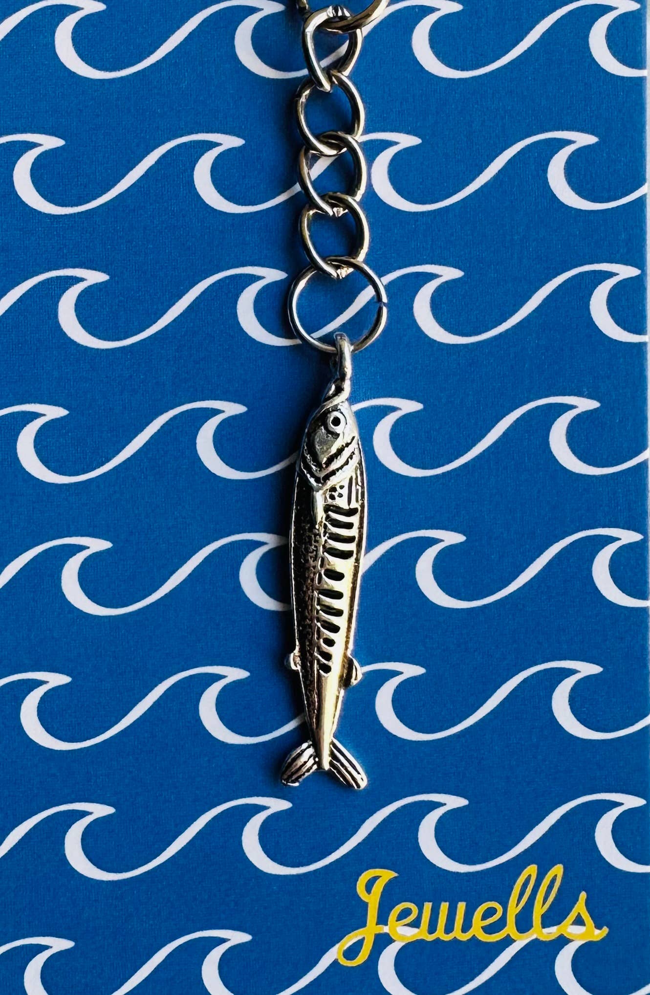 Jewells – wholesale Keychain – Women's – Cornish Sardine silver plated Keyring 1