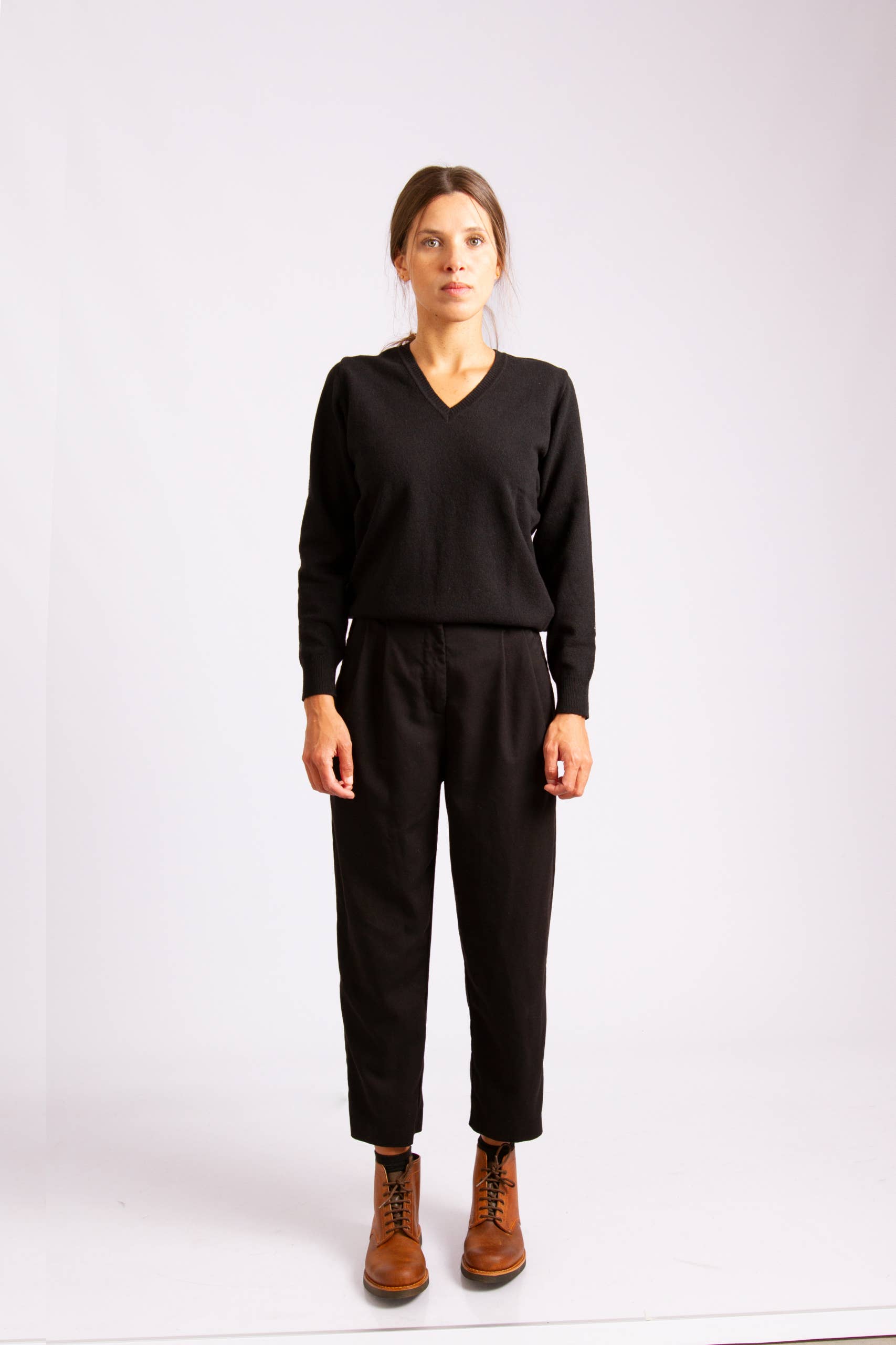 Classic Lambswool Pullover Grey for wholesale on Faire1