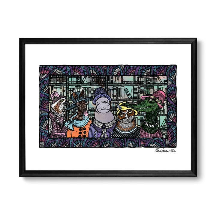 The Womans Club Print 8x10 for wholesale by The Art of Pamela Joy Trow