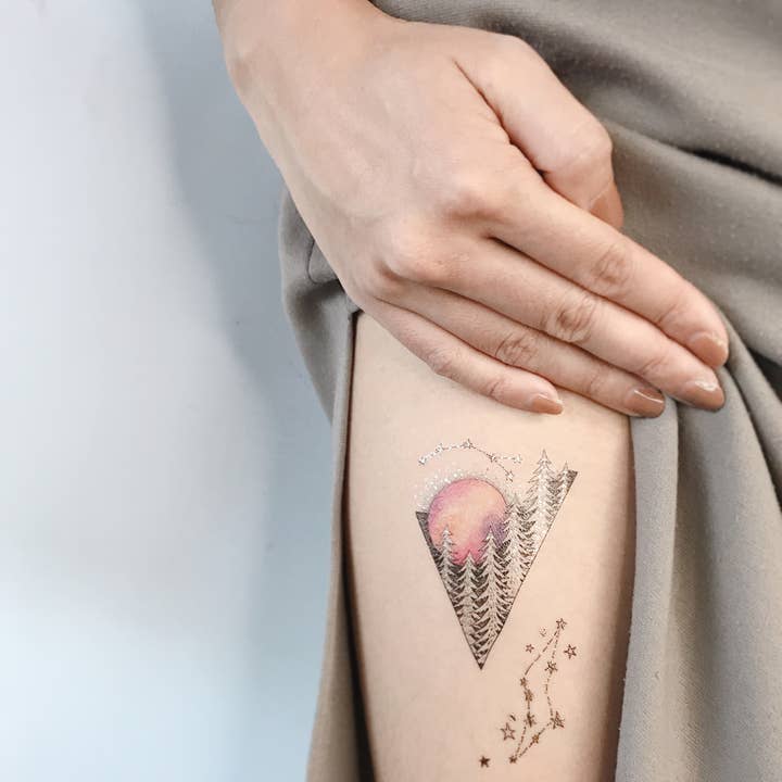 Triangles Temporary Tattoos Stickers for wholesale by PAPERSELF