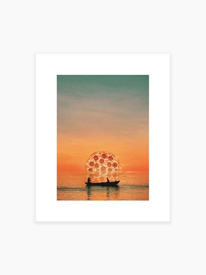 Pepperoni Sunset kunsttryk for engroshandel hos Julia Walck