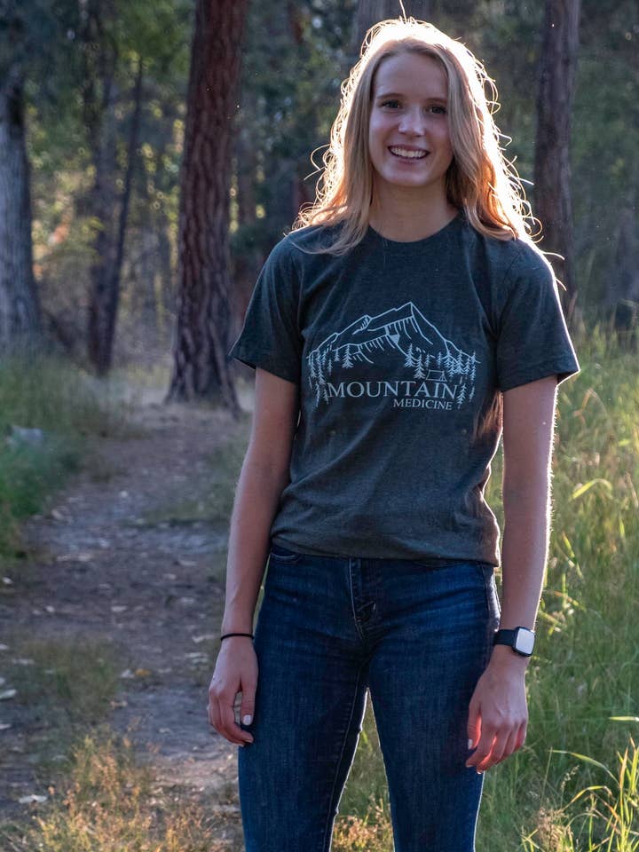 MT Brand Apparel - Wholesale Screen Printed T-Shirt - Women's - Mountain Medicine Crew Neck Tee1