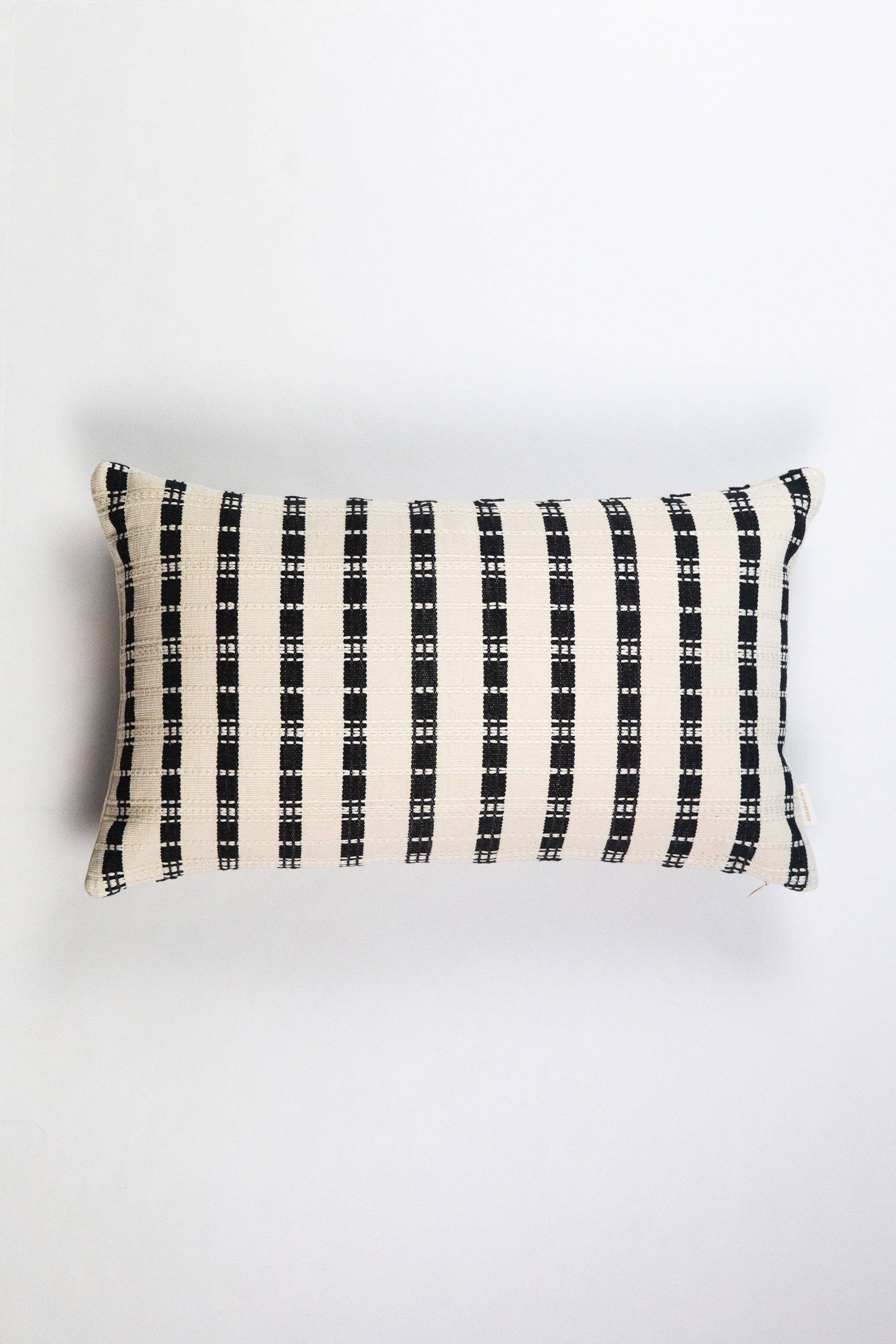 Archive NY - Wholesale Throw/Decorative Pillow - Santiago Grid Pillow - 12" x 20"11