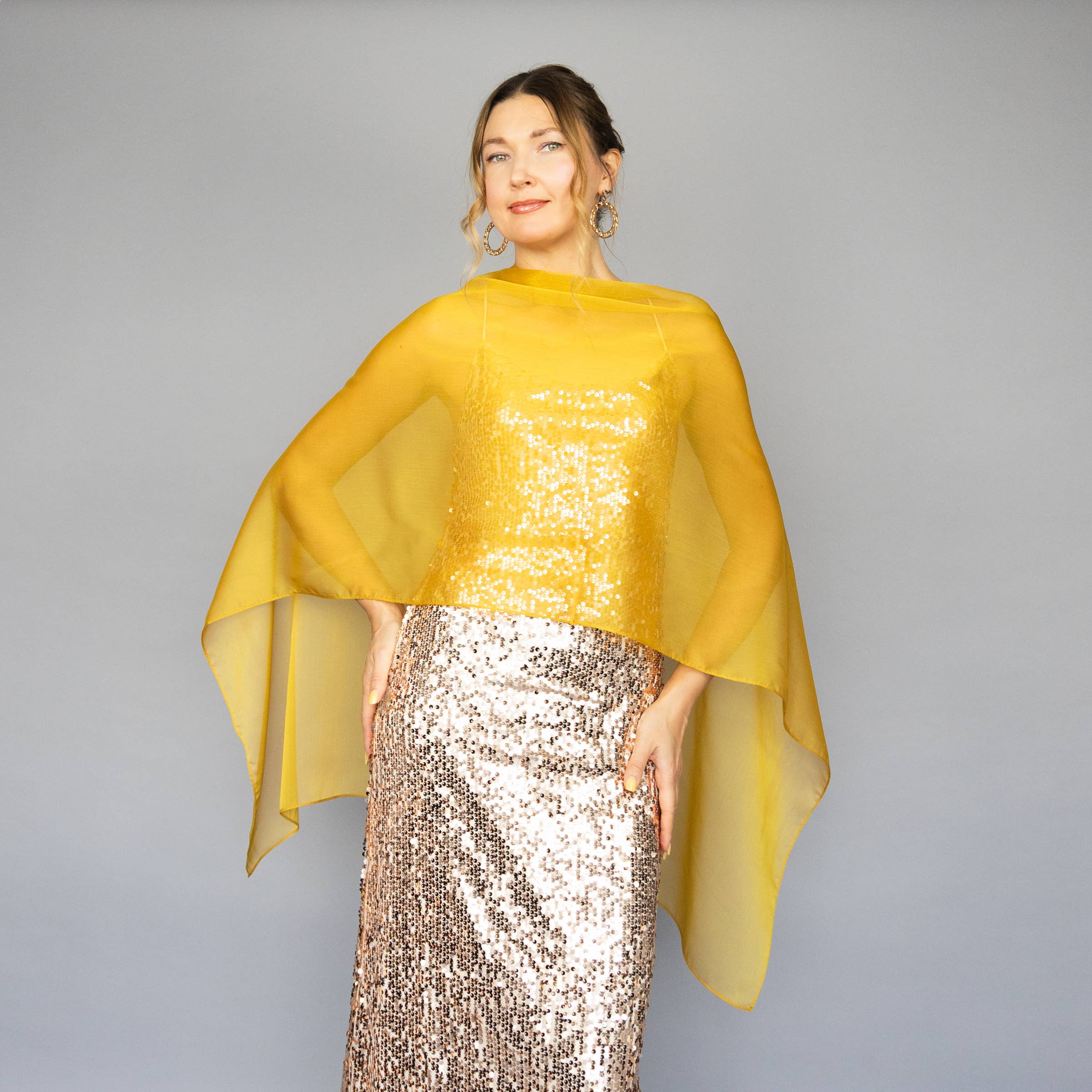 BridalSpain - Venta al por mayor Capa corta- Mujer - Capa Transparente Estilo Griego en Color Vino para Damas de Honor26