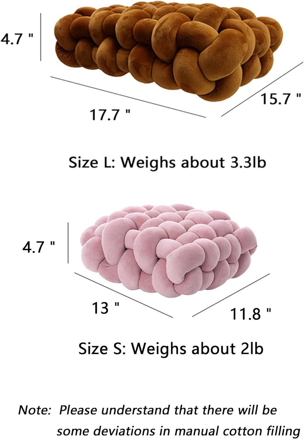 VIGOR - Wholesale Throw/Decorative Pillow - Luxury Home Decor Hand-weave Cushion Lamb Wool Knot Throw8