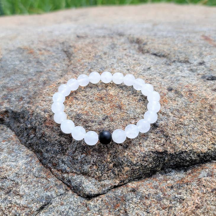 Bracelet élastique perles Heishi et pierres naturelles 7 chakras – boutique  bohème