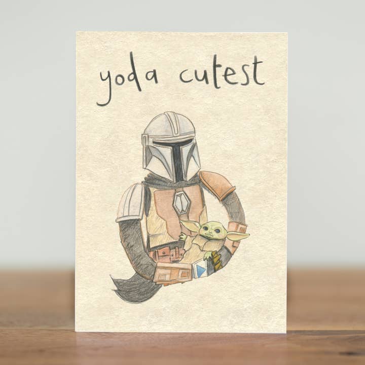 Yoda Sødeste - Star Wars sød ny baby mandalorian - kort for engroshandel hos The Grey Earl