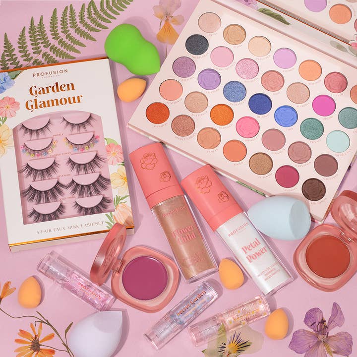 Profusion Cosmetics - Wholesale Makeup highlighter - Petal Perfect Multi-Use Blendable Loose Shimmer Highlighter6