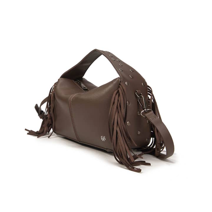 Excess Paris - Wholesale Shoulder Bag - Women's - Handbag or shoulder bag Rose brown Excess Paris1