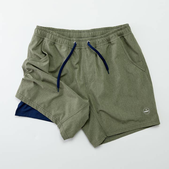 Performance Shorts - Olive for wholesale by CATCH + CLUB