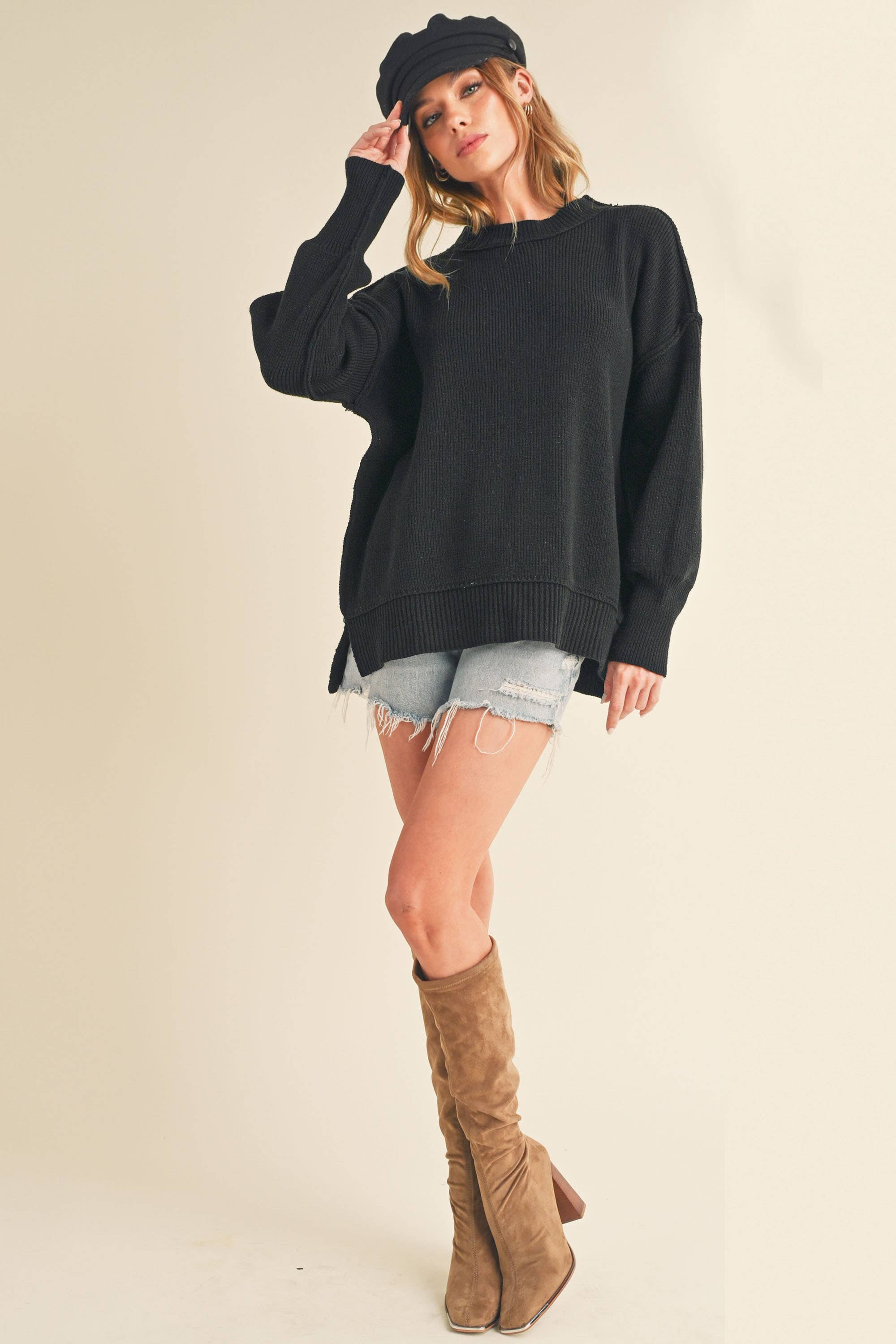 AEMI + CO – Großhandel Strickpullover – Damen – 3152DK Ina Pullover4