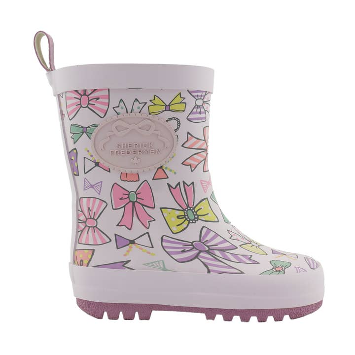 Little Bow Waterproof Rainboot- PURPLE for wholesale by Sherick Fredermen