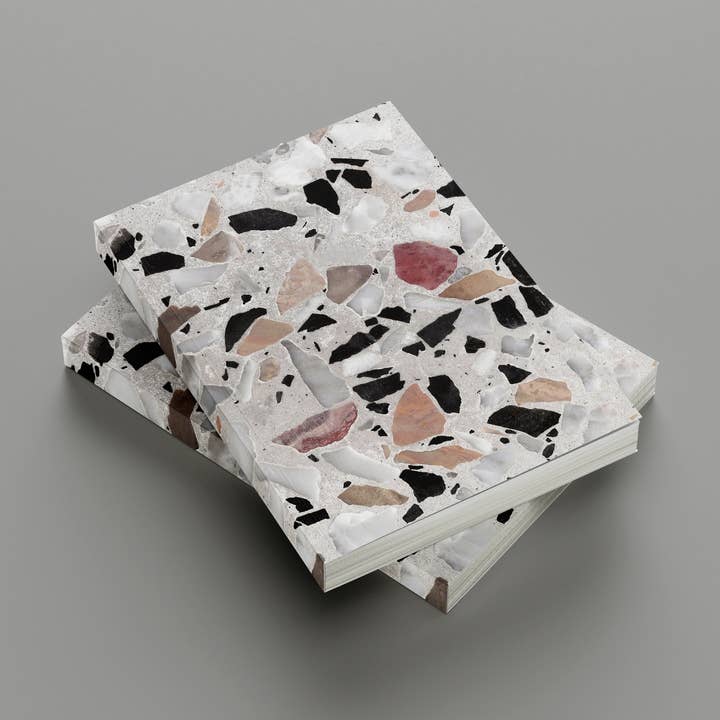 Concrete Terrazzo A5 Notebook for wholesale by Talk and Tell