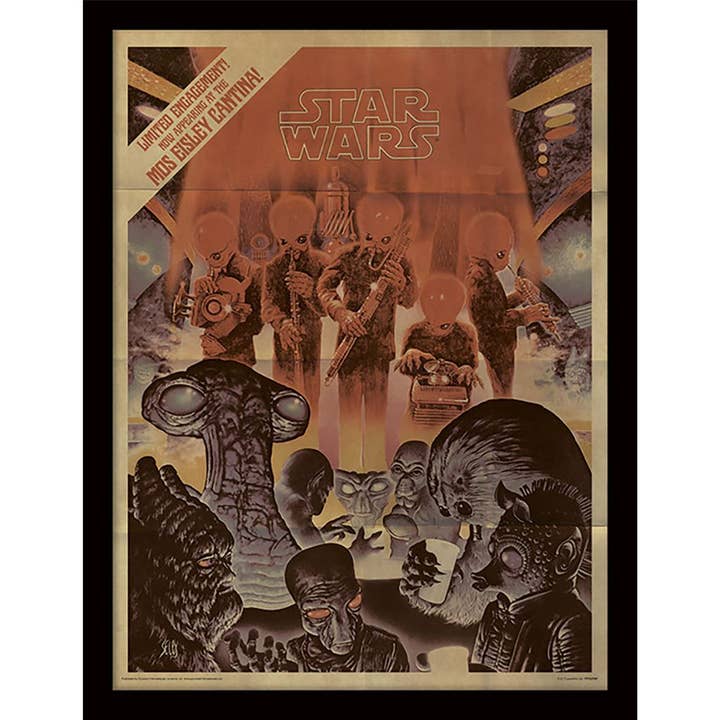 Star Wars (Mos Eisley Cantina Aged) Kunstdruk voor wholesale door Pyramid International