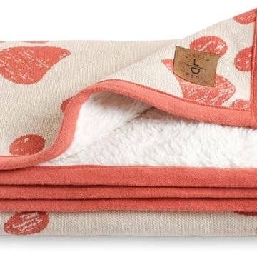 Double Layer Plush Sherpa 80x100cm - Amberglow/Beige for wholesale by Little Dedi