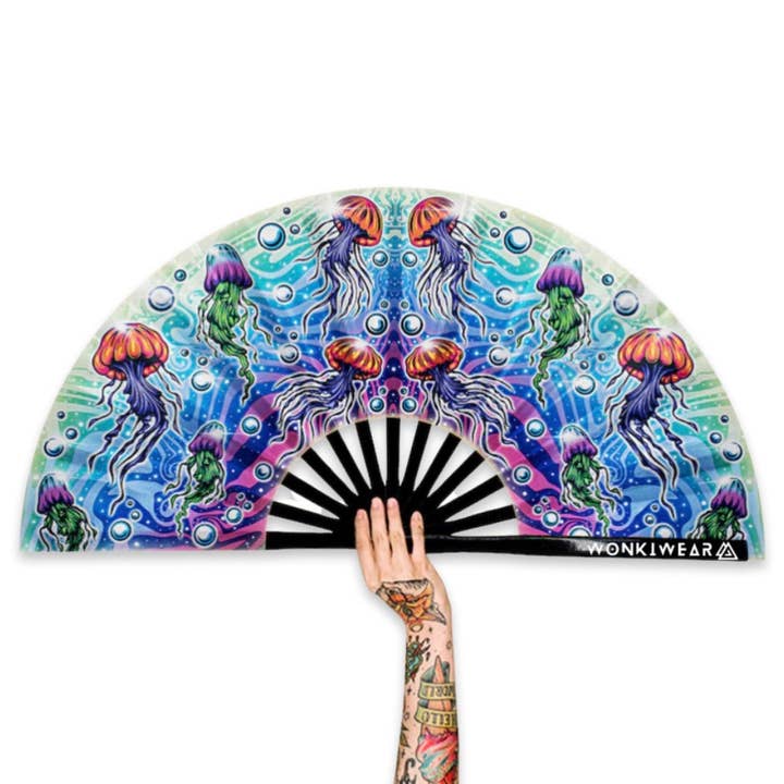 XL Festival Fan - Méduse Soyeuse pour la vente par Wonkiwear Ltd