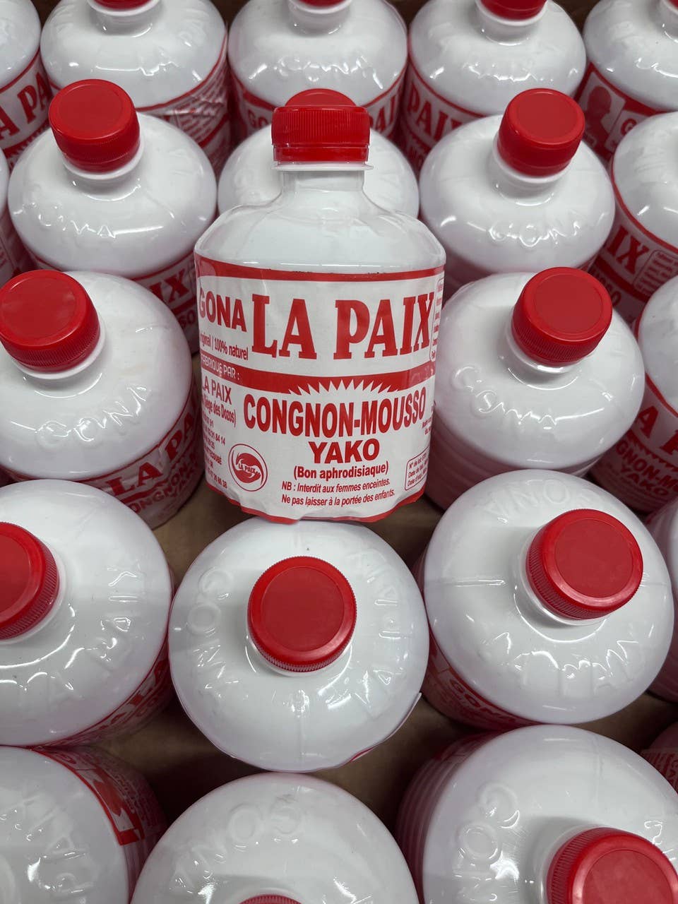 AfroCosmetics & Culture – wholesale Oralt tillskott/Vitamin – La Paix Congnon Mousso Ren Naturlig Ekologisk 16 oz Flaska