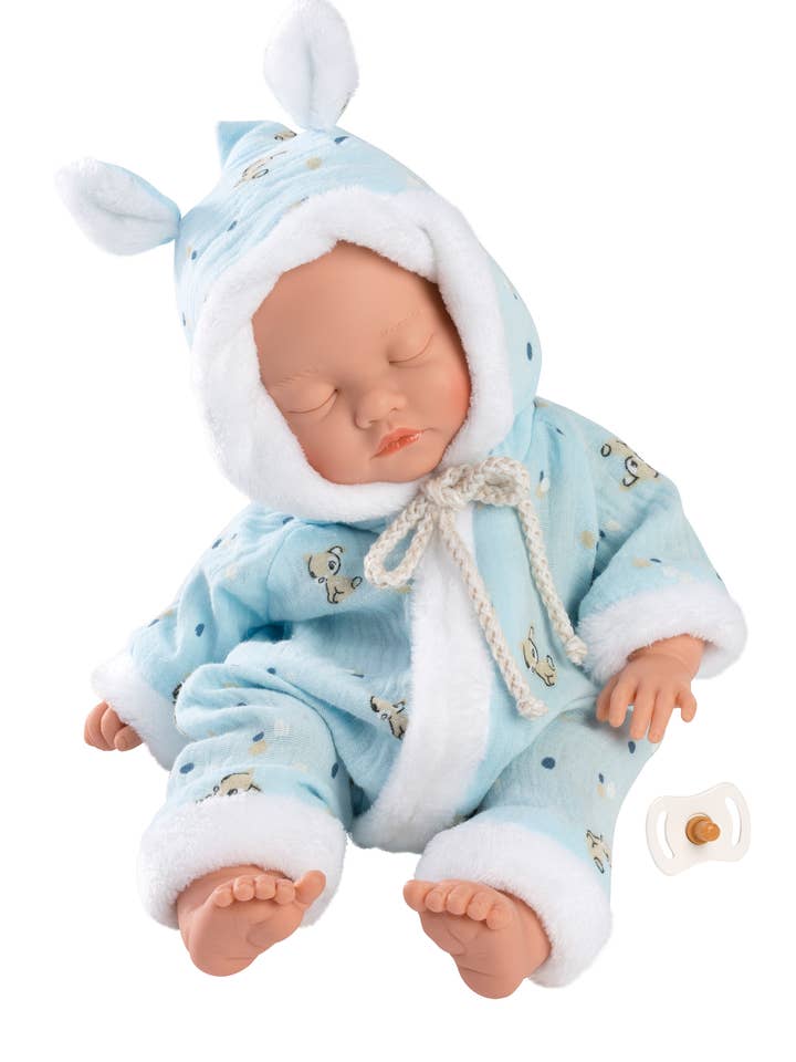 12.6" Soft Body Articulated Little Baby Doll Joseph for wholesale by Llorens