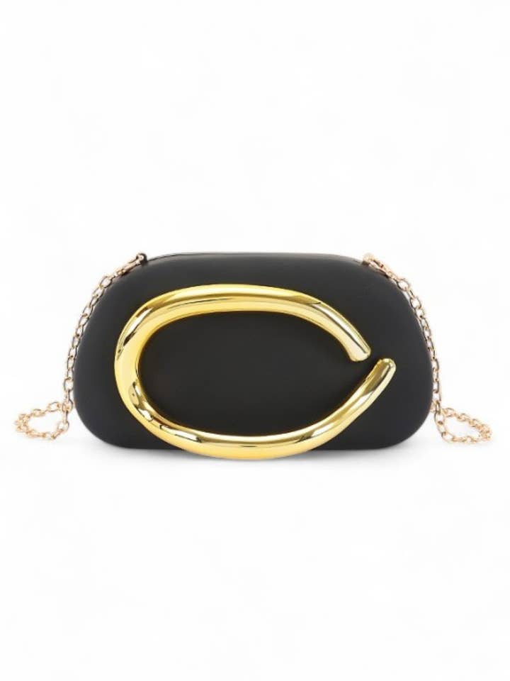 Clutch a Scatola con Manico in Metallo Finitura Opaca per la vendita all'ingrosso da parte di REBDOLLS