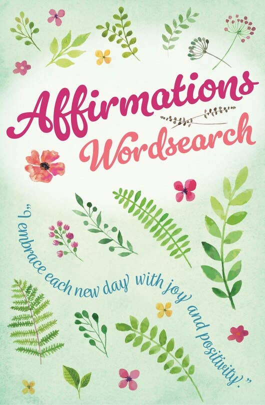 Texas Bookman - Wholesale Coloring & Activity Book - Adult - Affirmations Wordsearch0