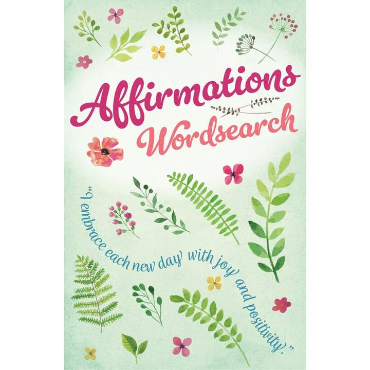 Texas Bookman – wholesale Colouring and activity book – adult – Affirmations Wordsearch