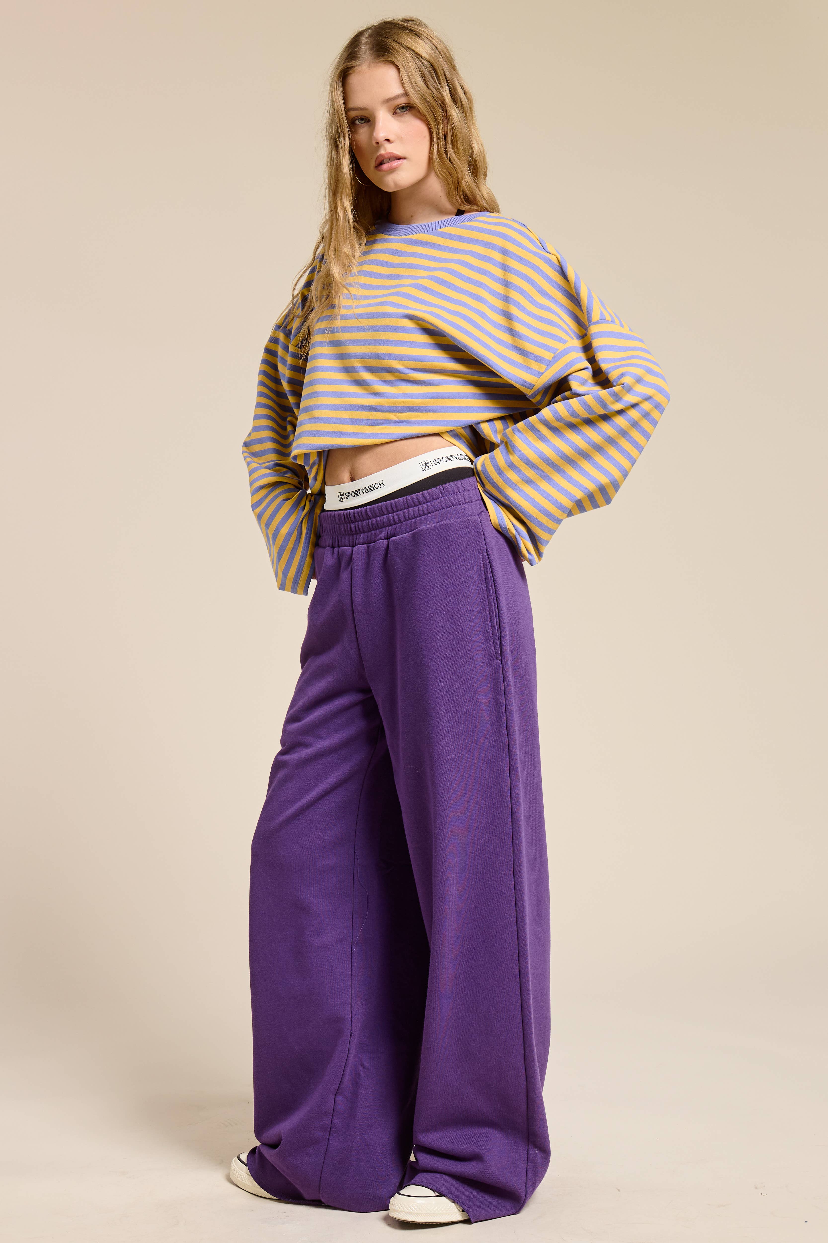 Mimosa - Wholesale Lounge Sweatpants/Joggers - Women's - Wide Leg Cotton Jogger Sweatpants1