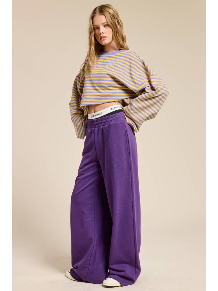 Mimosa - Wholesale Lounge Sweatpants/Joggers - Women's - Wide Leg Cotton Jogger Sweatpants1