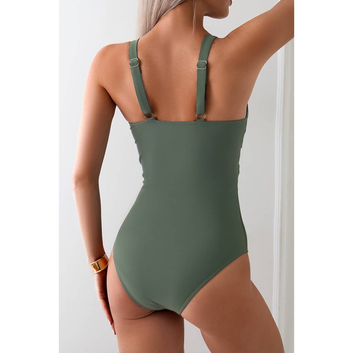 Elings - Vendita all'ingrosso Costume intero - Donna - Costume intero con spalline regolabili incrociate e pizzo17