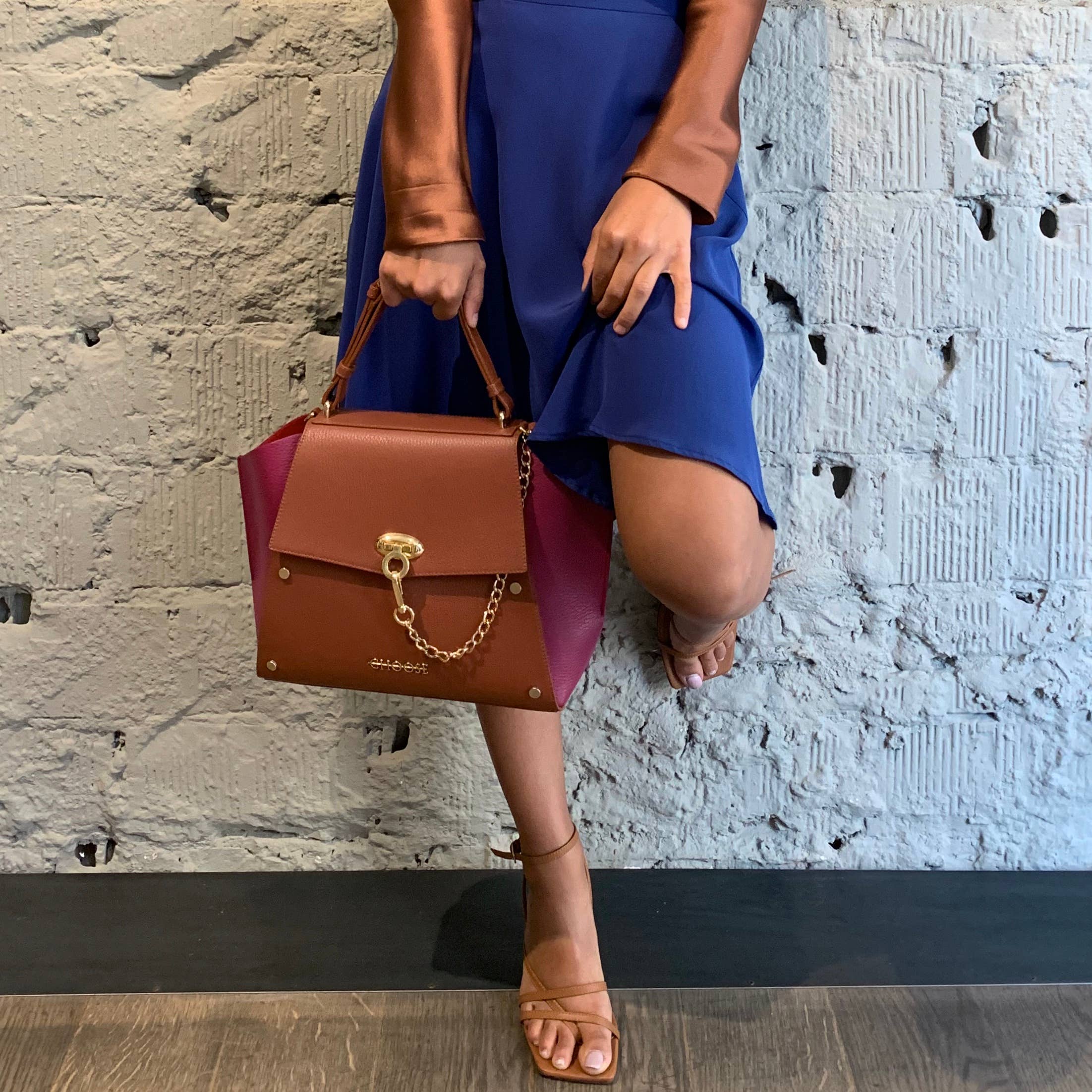 Choose - Wholesale Top Handle Bag - Women's - Baby Kate Bicolor1