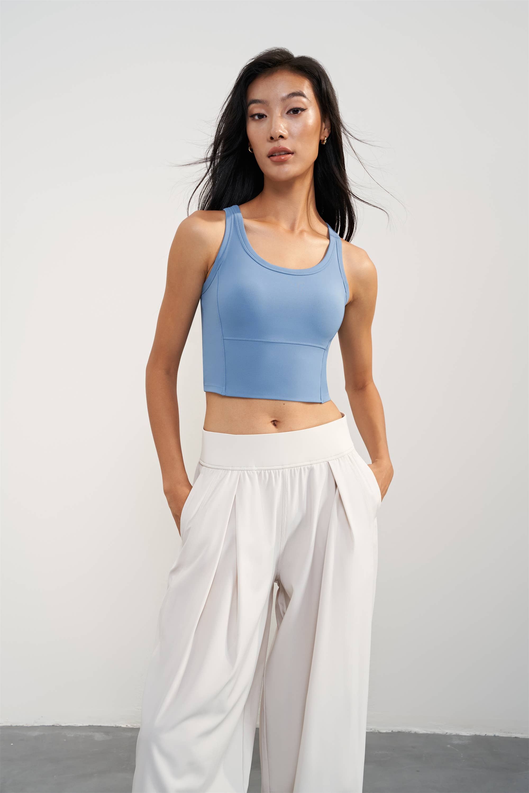 91thelabel - Vendita all'ingrosso Reggiseno sportivo - Donna - Reggiseno sportivo Nessa Longlined Modelled Cup19