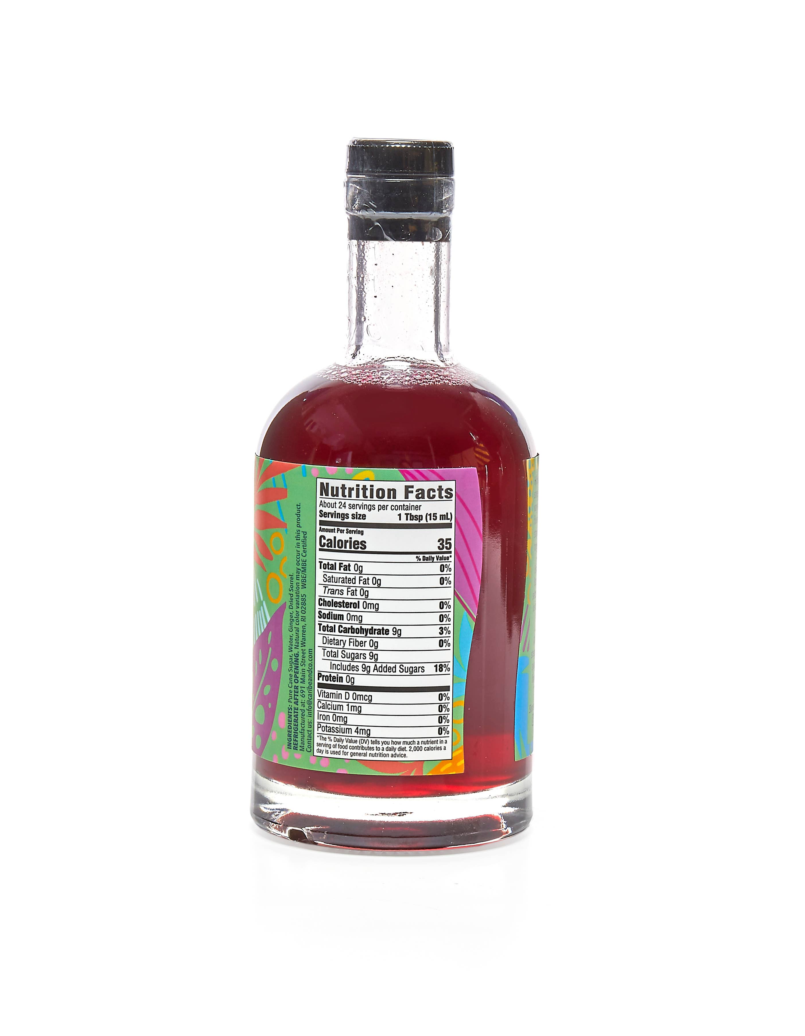 Caribe & Co. - Wholesale Cocktail Mix/Syrup - Sorrel & Ginger Flavored Syrup2