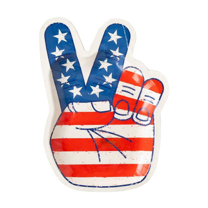 ROC943 - Piastra da polso con bandiera della pace per la vendita all'ingrosso da parte di My Mind’s Eye