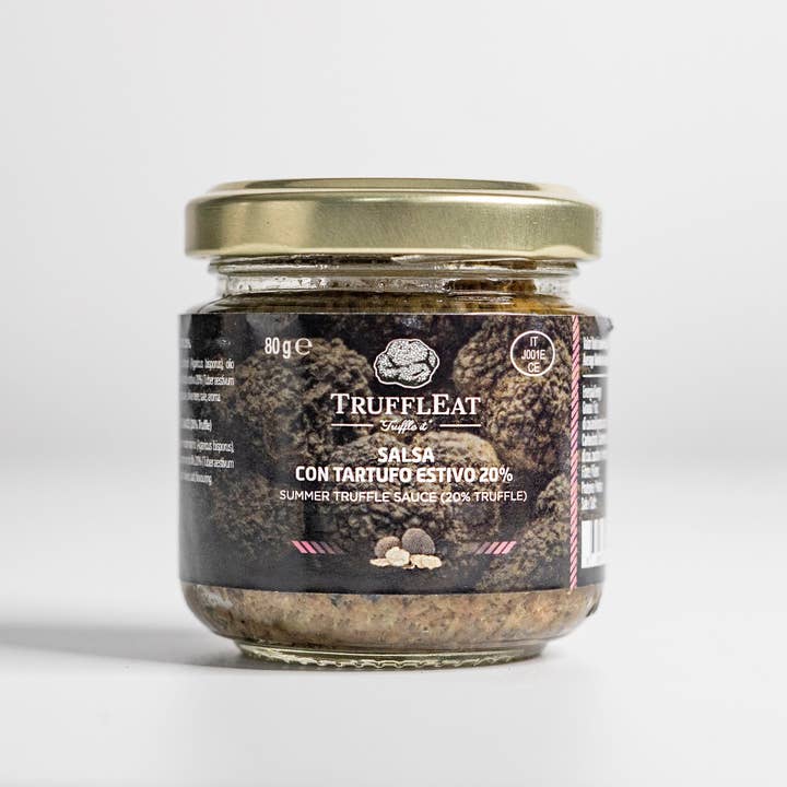Truffleat srl - Wholesale Sauce - Truffle sauce with summer truffle 20% 80 gr Made in Italy2