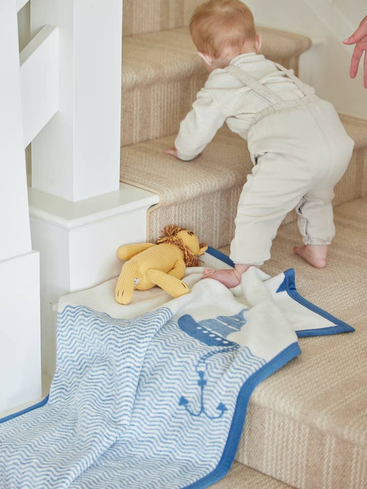 ChappyWrap - Wholesale Bedding Blanket - Kids & Baby - Ahoy Matey Mini Blanket