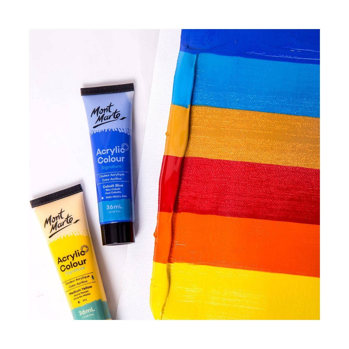 Mont Marte Usa, Inc. - Wholesale Paint Set - Acrylic Color Paint Set Signature 36pc x 36ml (1.2oz)4