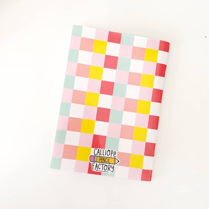 Calliope Pencil Factory - Wholesale Sticker - SALE Colorful Checks Sticker Book