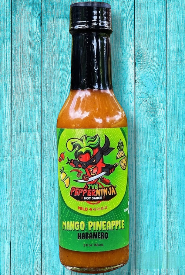 The Pepper Ninja Hot Sauce - Wholesale Hot Sauce - Mango Pineapple Habanero1